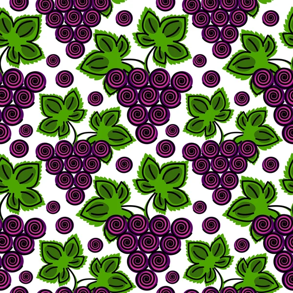 Patrón sin costura de frutas vectoriales . — Archivo Imágenes Vectoriales