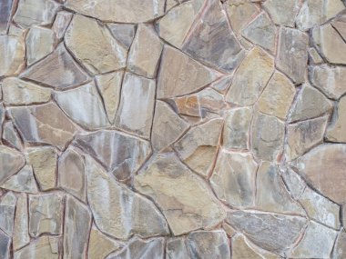 Dekoratif duvarlı dış duvar çeşitli şekil ve boyutlarda.