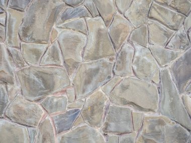 Farklı boyutlarda dekoratif duvarları olan dış duvar. Arkaplan dokusu