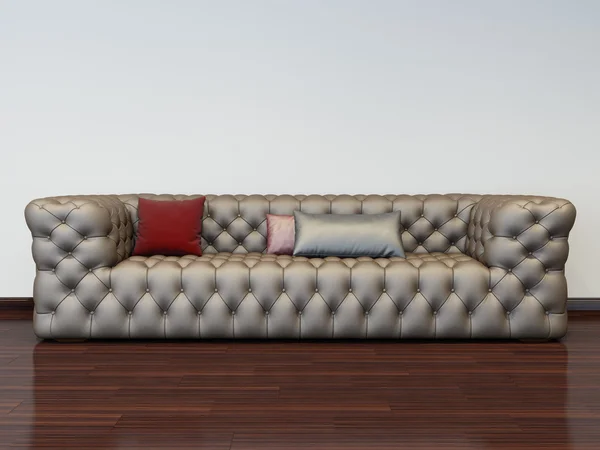 在室内的沙发模式 — 图库照片