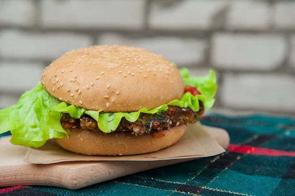 Comida sana vegetariana callejera — Foto de Stock