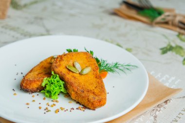 Tasty vegetarian carrot  meatballs