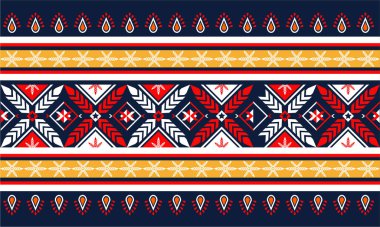 Doğulu etnik desensiz geleneksel halı, duvar kâğıdı, ambalaj, batik tasarımı