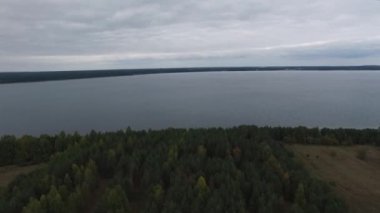 Uçuş orman üzerinde. Hava anket