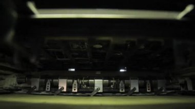 Tipografi. Baskı makinesi parçası