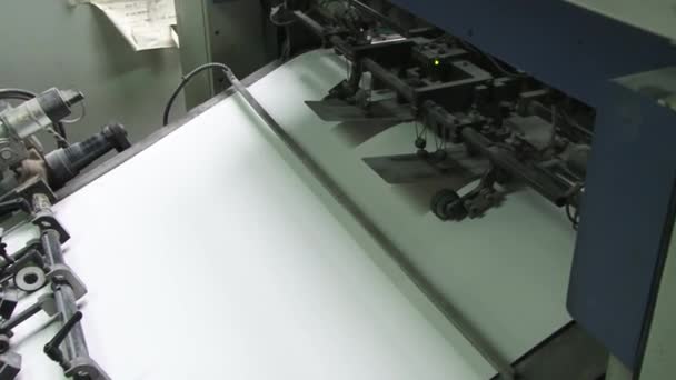 Τυπογραφία. Μέρος της μηχανής εκτύπωσης — Αρχείο Βίντεο