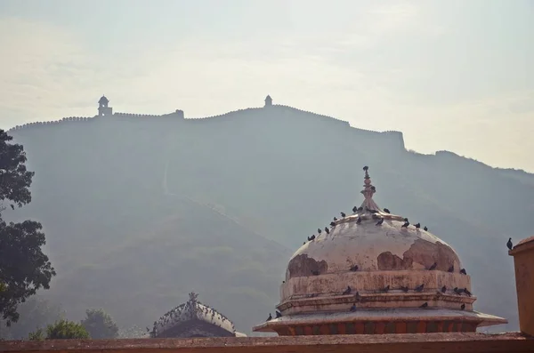 Pohled Amer Pevnosti Jaipur — Stock fotografie