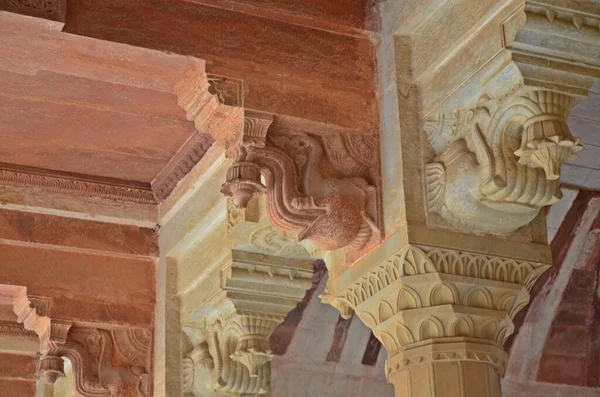 Interieur Van Het Paleis Amer Fort Jaipur Rajasthan — Stockfoto