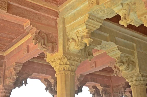 Interieur Van Het Paleis Amer Fort Jaipur Rajasthan — Stockfoto