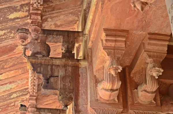 Interior Palácio Amer Fort Jaipur Rajasthan — Fotografia de Stock