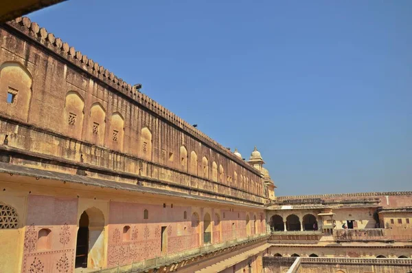 Paleis Amer Fort Jaipur Rajasthan India — Stockfoto