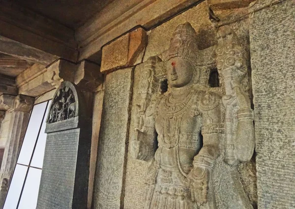 Sculptures Temple Bahubali Jain Hassan Karnataka Inde — Photo