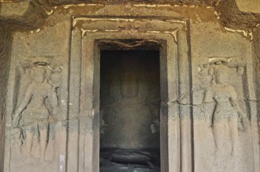 Ellora mağaralarında oyma unesco dünya mirası sitesi aurangabad maharashtra