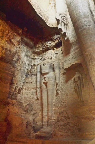 Gopachal Parvat Jain Temple Gwalior Oymalar — Stok fotoğraf