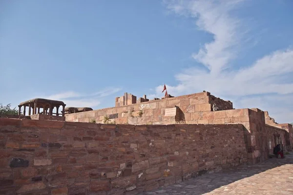 Руины Форта Джодхпур Раджастхан Индии — стоковое фото