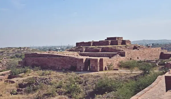 Руины Форта Джодхпур Раджастхан Индии — стоковое фото