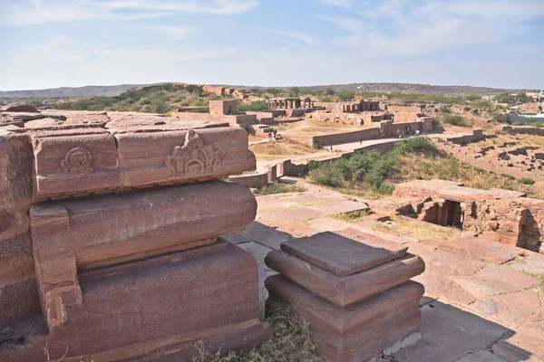 Ruiner Mandore Fort Jodhpur Rajasthan India — Stockfoto