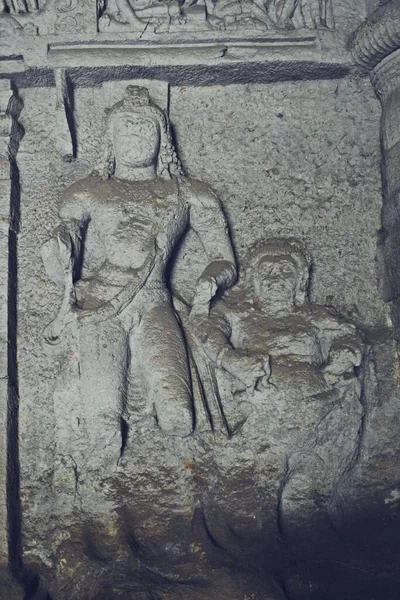 1500 Years Old Budhist Jogeshwari Caves Maharashtra Mumbai India — стоковое фото