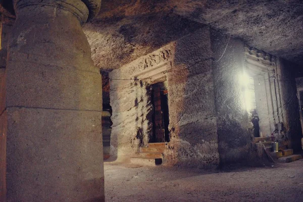 1500 Years Old Buddhist Jogeshwari Caves Maharashtra Mumbai India — Stock Photo, Image