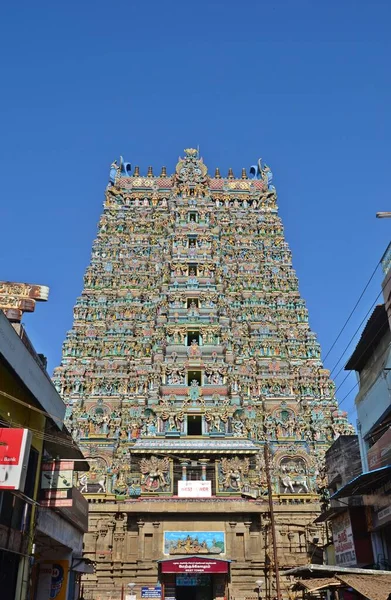Meenakshi Amman Chrám Madurai Tamil Nadu — Stock fotografie