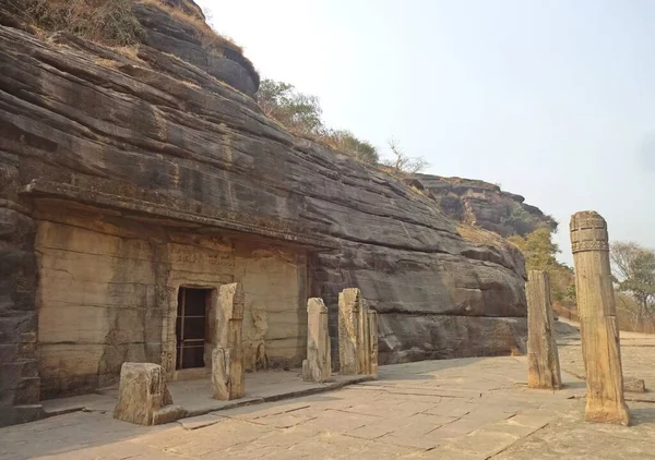 Udayagiri mağaralarında oyma Bhopal madhya pradesh Hindistan
