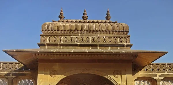 Vijaya Vilas Palace Est Célèbre Palais Été Jadeja Maharao Kutch — Photo