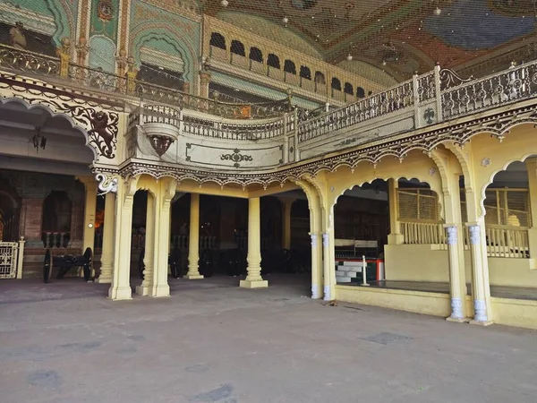 Buitenkant Van Amba Vilas Palace Karnataka — Stockfoto