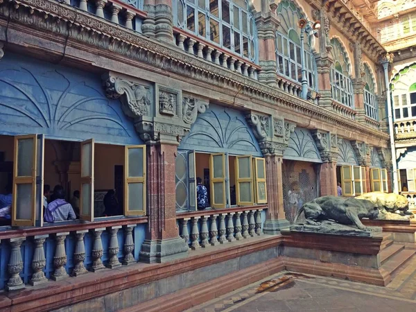 Exteriör Amba Vilas Palats Karnataka — Stockfoto