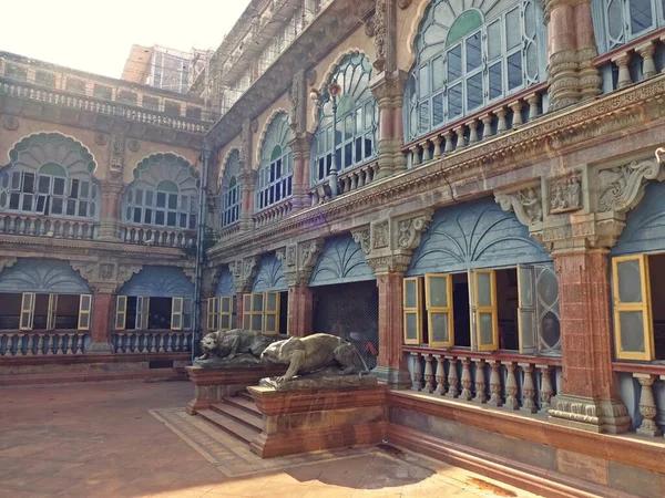 Exteriör Amba Vilas Palats Karnataka — Stockfoto