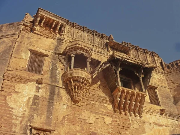 Αρχιτεκτονική Aaina Mahal Palace Bhuj Gujarat — Φωτογραφία Αρχείου