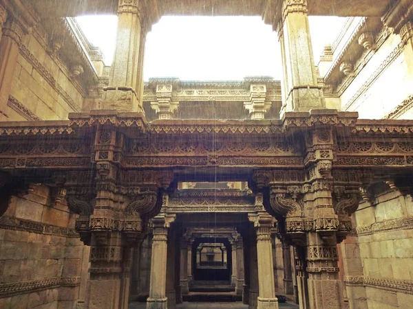 Sculpture Adalaj Stepwell Ahmedabad Gujarat — Photo