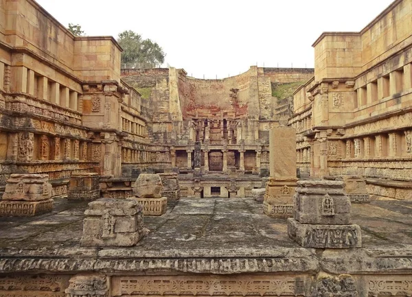 Talla Rani Vav Gujarat Estepa Reina Patrimonio Humanidad Por Unesco — Foto de Stock