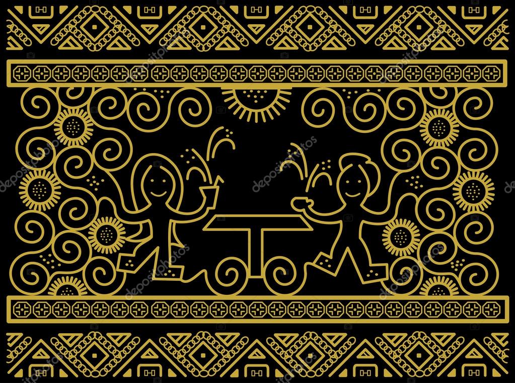 wallpapers Modern Batik Pattern Design https depositphotos com 84049336 stock illustration seamless modern batik pattern html