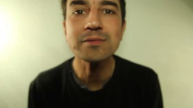 Yukarı yüz kokulu yakın mans