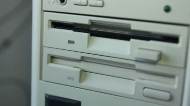 Disket Retro bilgisayar Timelapse ekleme