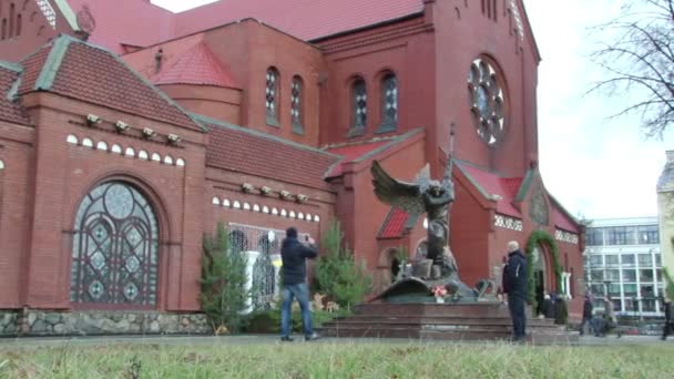 Igreja Católica Confissão Edifício — Vídeo de Stock