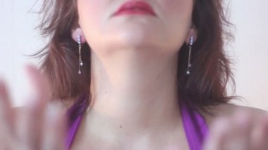 Şehvetli kadın rüzgar nefes