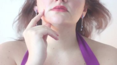 Seksi tutku kadın saç üfleme