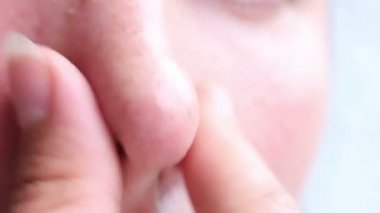 Hapşırma kadın burun Anti