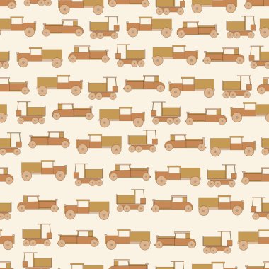 Arka plan ahşap oyuncak retro araba.