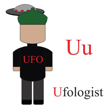 U harfi alfabe meslek