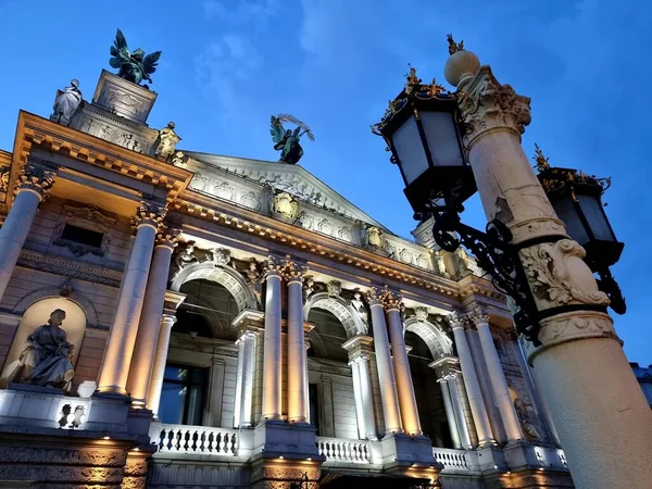 Lviv Teatro Ópera Balé — Fotografia de Stock