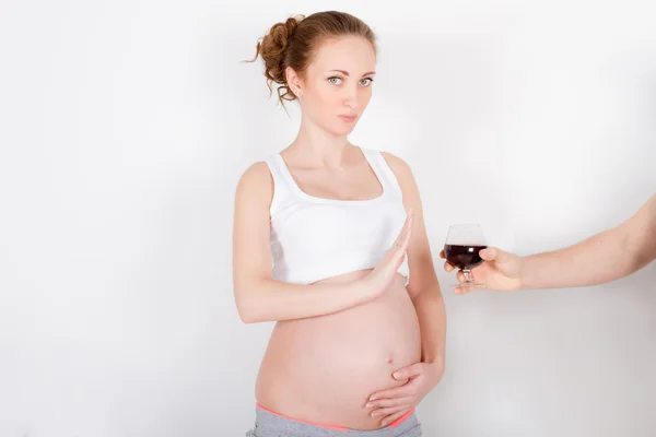 Giovane donna incinta / adolescente — Foto Stock