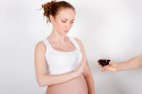 Jonge zwangere vrouw / tiener — Stockfoto