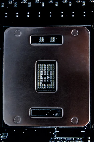 Computadora placa madre negra — Foto de Stock