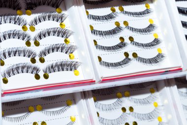 Siyah yanlış Eyelashes