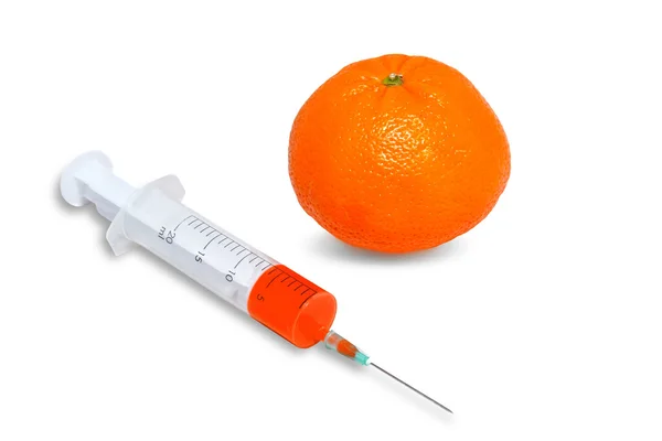 Narancssárga. Genetikailag módosított — Stock Fotó
