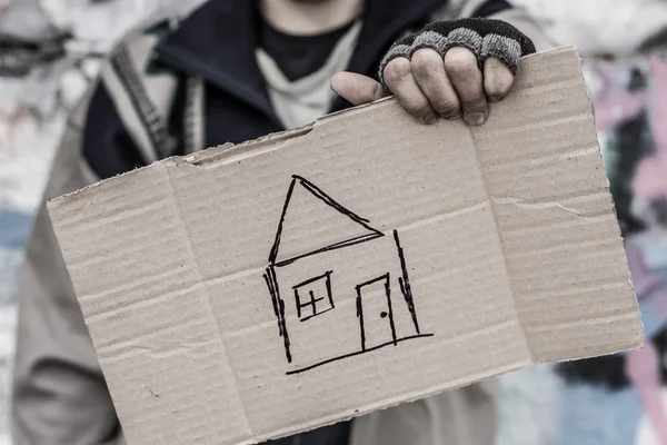 Orando por casa — Foto de Stock