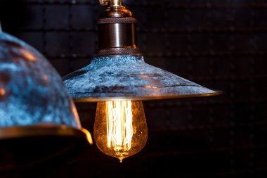 Grunge iç aydınlatma dekorasyon