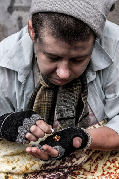 Looking for cigarette